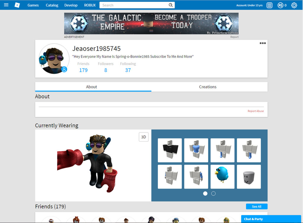 My Roblox Profile By Spring O Bonnie On Deviantart | Roblox profile photos My Roblox Profile By Spring O Bonnie On Deviantart - my roblox profile by spring o bonnie